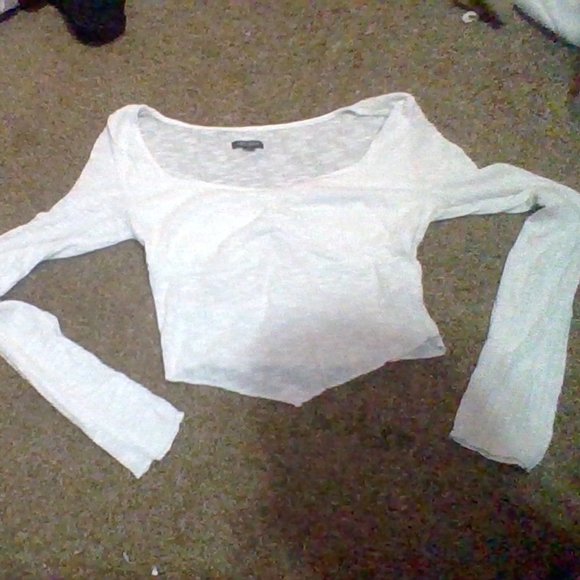 Wild Fable white/ mesh crop top - Picture 1 of 1